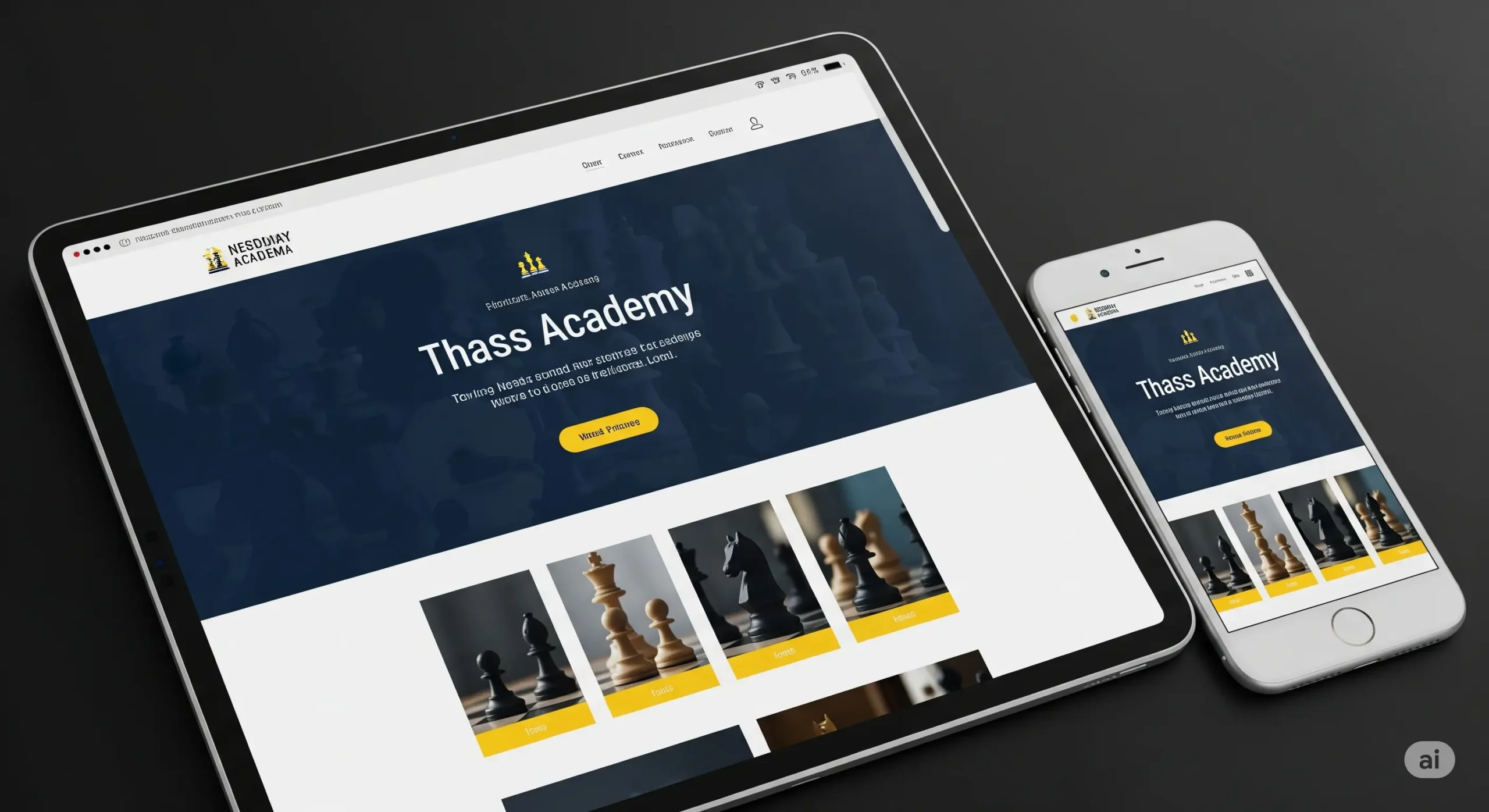 Website Design for Chess Coaches